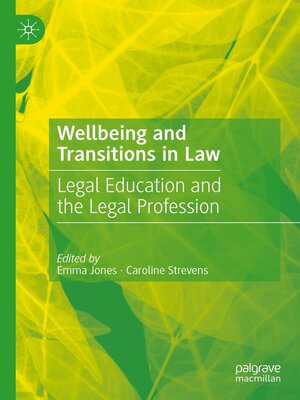 cover image of Wellbeing and Transitions in Law